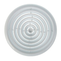 Диффузор ERA приточно-вытяжной со стопорным кольцом и фланцем D125 (12,5DK)