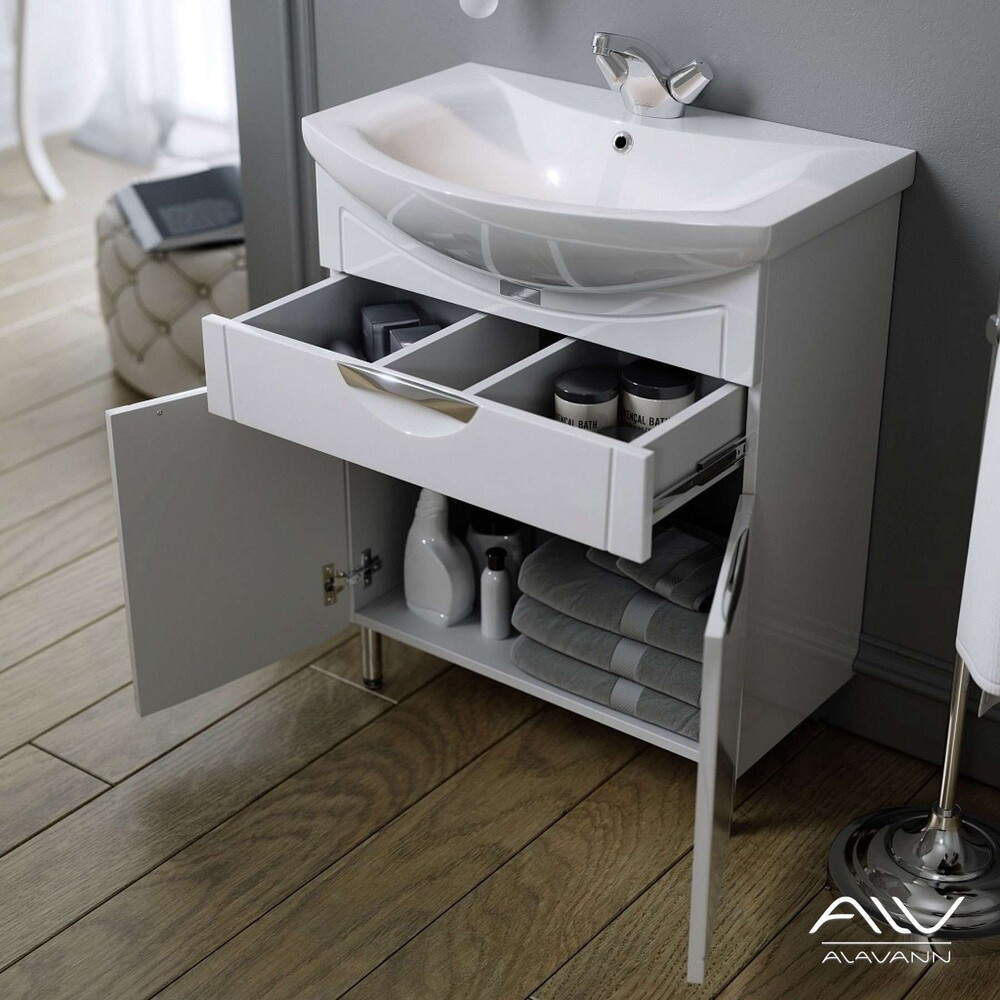 Тумба "MONACO 65" под рак. Элеганс-65" Белый Alavann