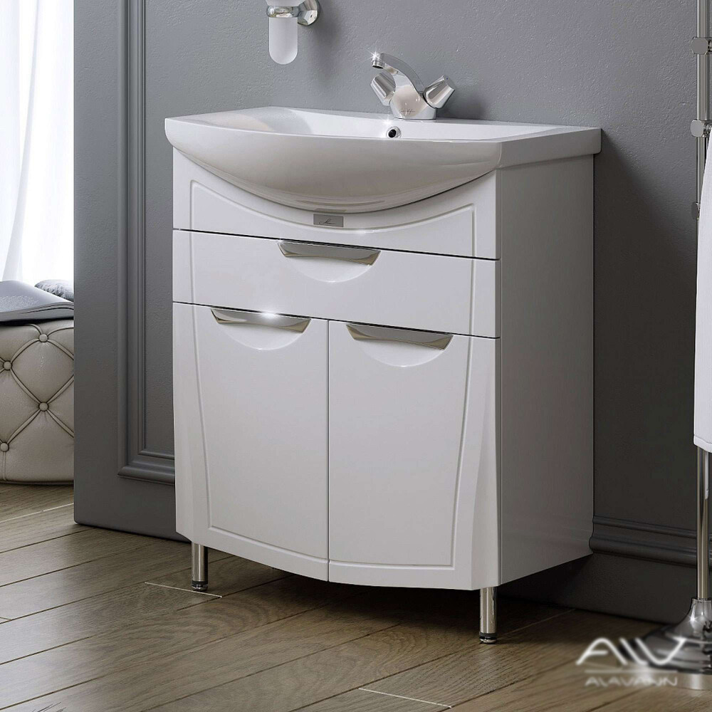 Тумба "MONACO 65" под рак. Элеганс-65" Белый Alavann