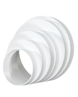 Соединитель эксцентриковый круглый пластик ERA D160/150/125/120/100/80 (ПУ16.15.12,5.12.10.8)