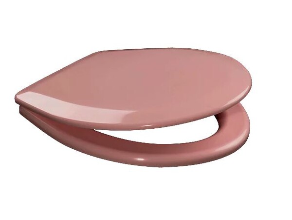 Сиденье д/унитаза унив. ОРИО К-16 регулируемое пепел розы (360х420мм ,  межосевое 160мм)