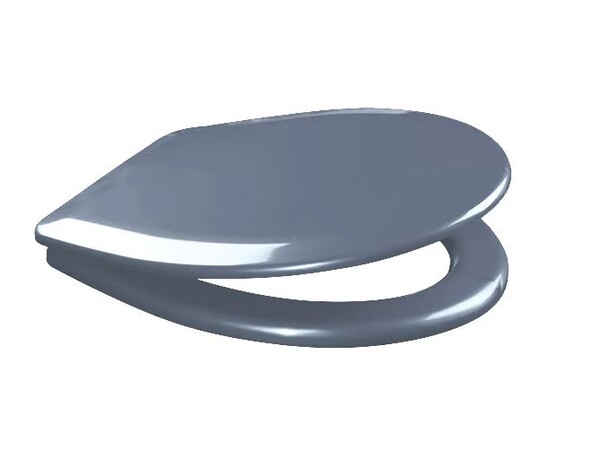 Сиденье д/унитаза унив. ОРИО К-12 регулируемое металлик (360х420мм ,  межосевое 160мм)