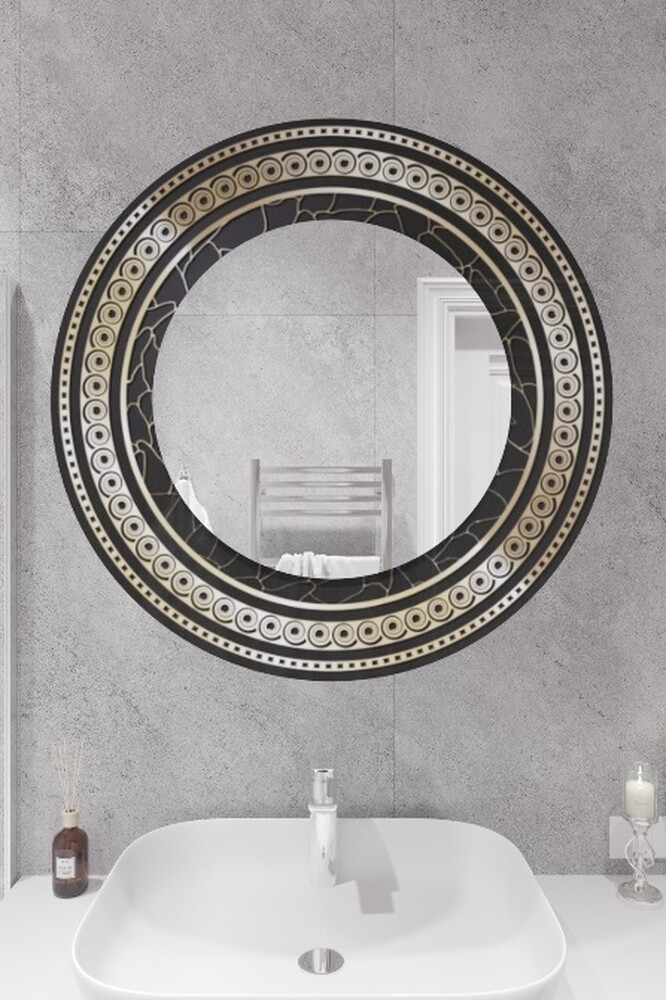 Зеркало SANTREK HOME (фотопечать) "Палермо" 700х700мм (круг)