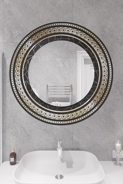 Зеркало SANTREK HOME (фотопечать) "Палермо" 700х700мм (круг)