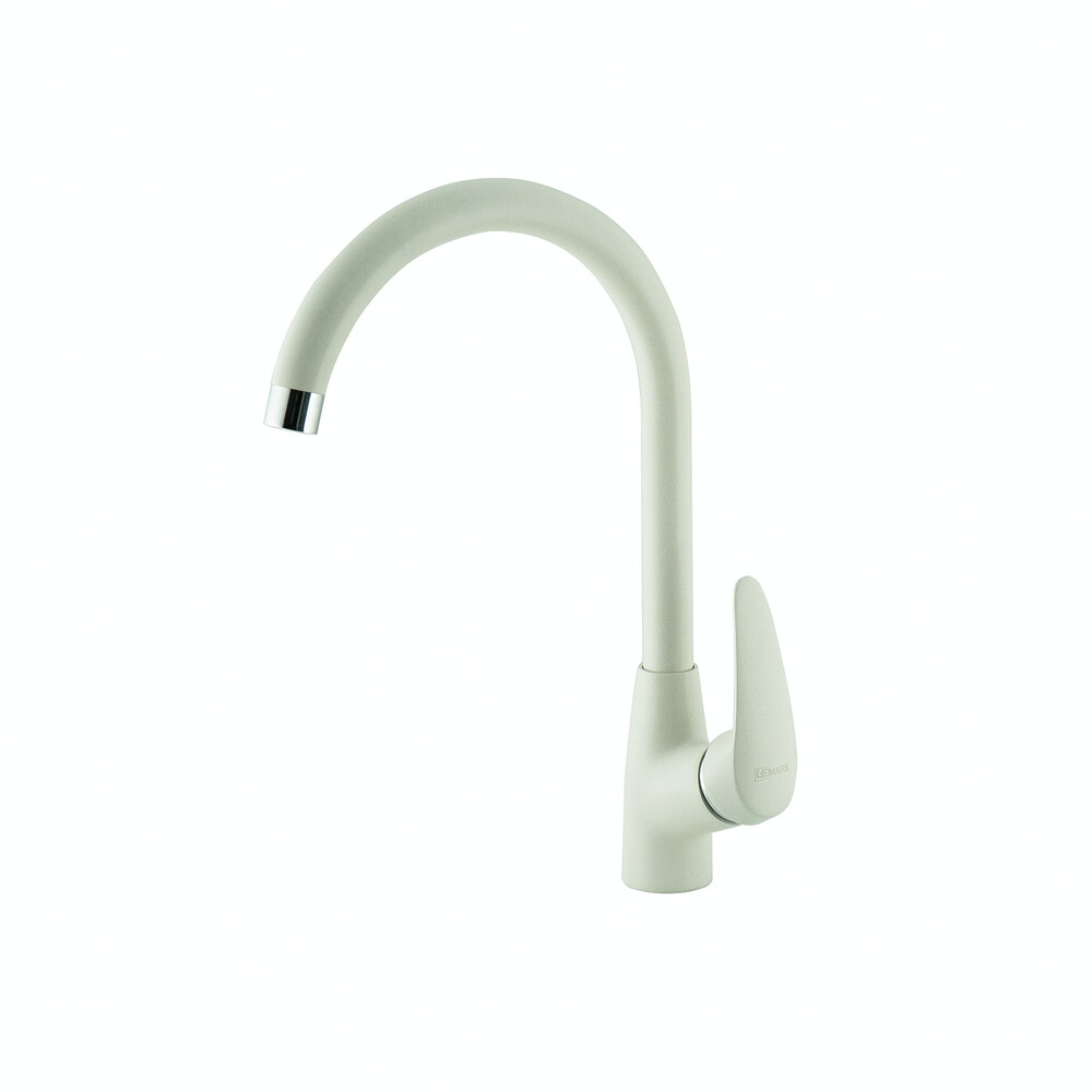 LM0405PJS Смеситель для кухни LEMARK Linara с высоким поворотным изливом ЖАСМИН (в цвет моек LEMARK)