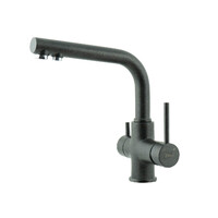 LM3061PAN Смеситель для кухни LEMARK Comfort с подключением к фильтру питьевой воды АНТРАЦИТ (в цвет моек LEMARK)
