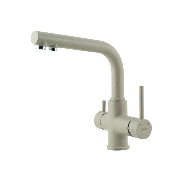 LM3061PGR Смеситель для кухни LEMARK Comfort с подключением к фильтру питьевой воды ГРЕЙ (в цвет моек LEMARK)