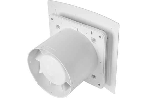 Вентилятор Эвент 100T с плоской лицевой панелью (хром)