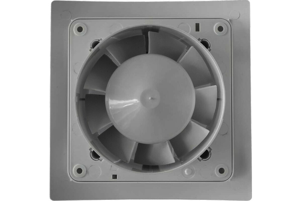 Вентилятор Эвент 100T с плоской лицевой панелью (хром)