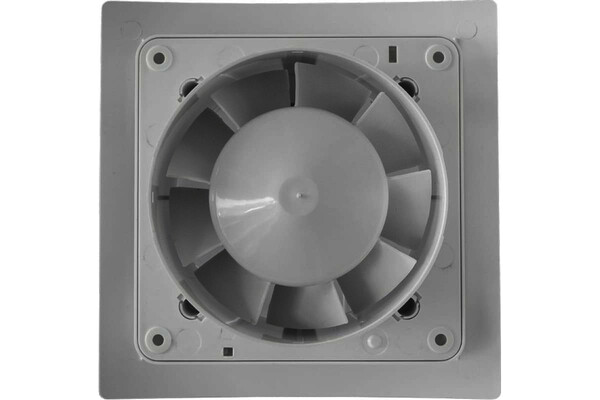 Вентилятор Эвент 100T с плоской лицевой панелью (хром)