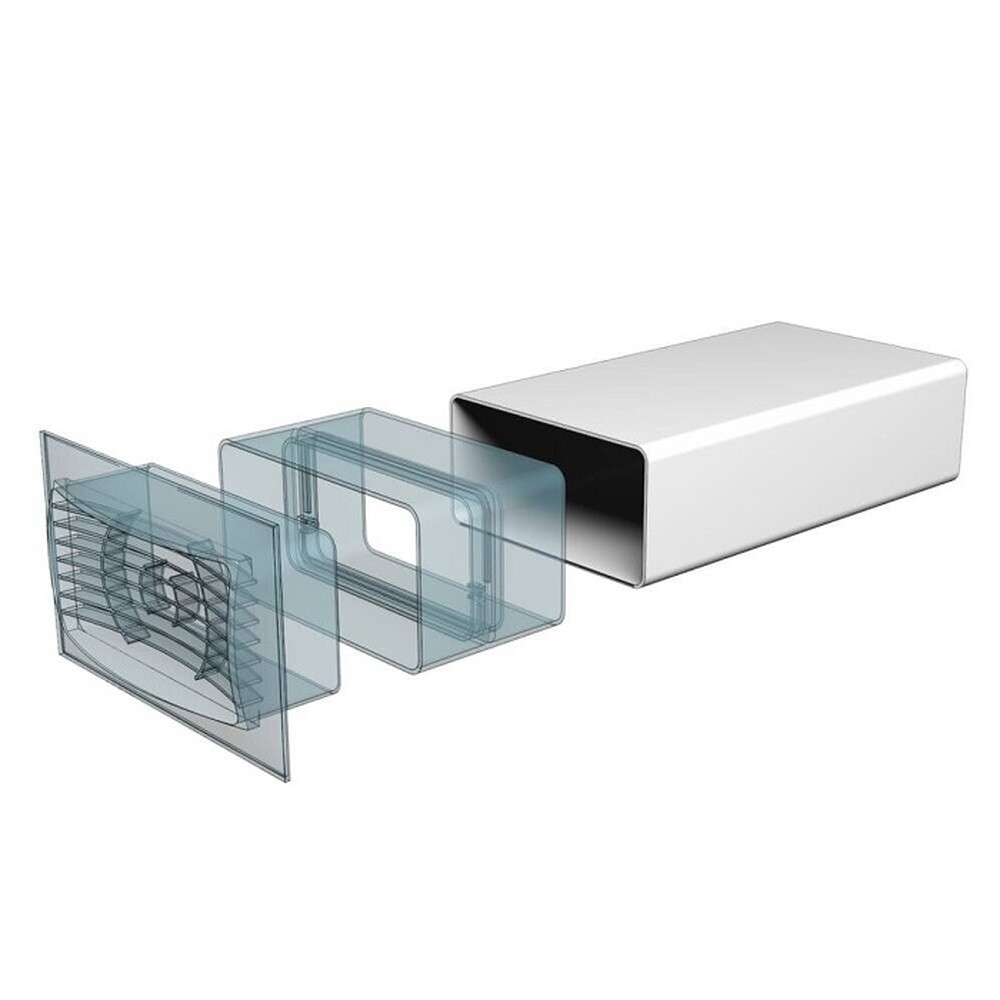 Канал вентиляционный прямоуг. SANTREK AIR 204х60 мм L=1,5 м 60204 В1,5