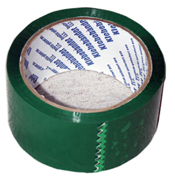Скотч Klebebander 50*50м 45 мкм ЗЕЛЕНЫЙ 128/36/6