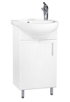 Подстолье SANTREK HOME "Марта-40" (Белый) 1 дверь под умывальник "Азов-40" 375х800х201