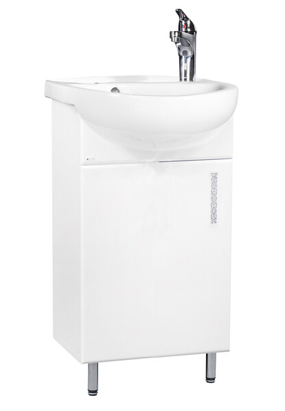 Подстолье SANTREK HOME "Марта-40" (Белый) 1 дверь под умывальник "Азов-40" 375х800х201