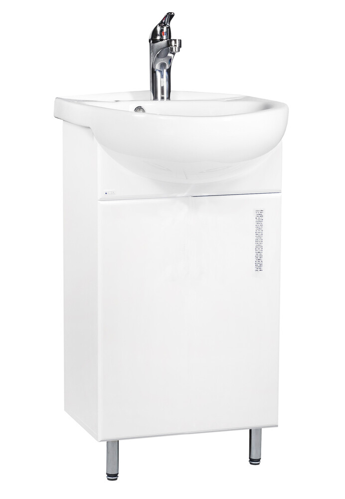 Подстолье SANTREK HOME "Марта-45" (Белый) 1 дверь под умывальник "Азов-45" 415х800х280