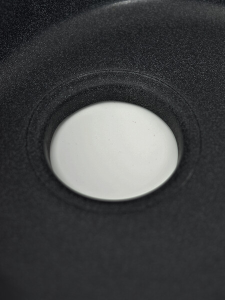 Мойка SANTREK AQUA PRO ROUND SA-R450 D=443 мм, круглая (черный-308) (+сифон)