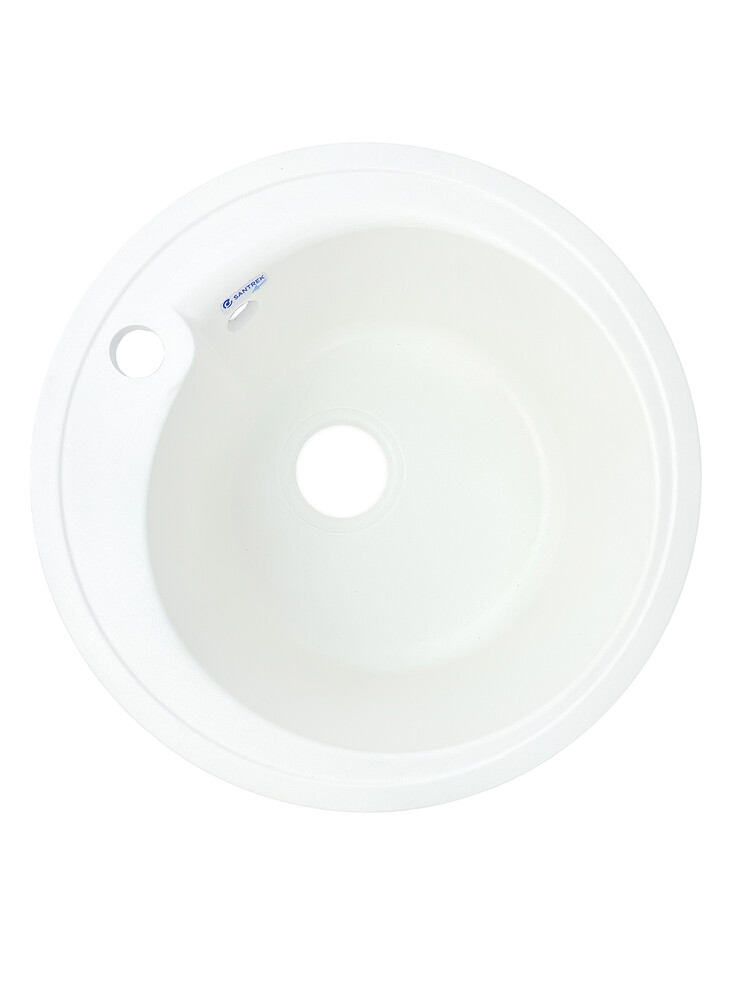Мойка SANTREK AQUA PRO ROUND SA-R450 D=443 мм, круглая (иней-321) (+сифон)