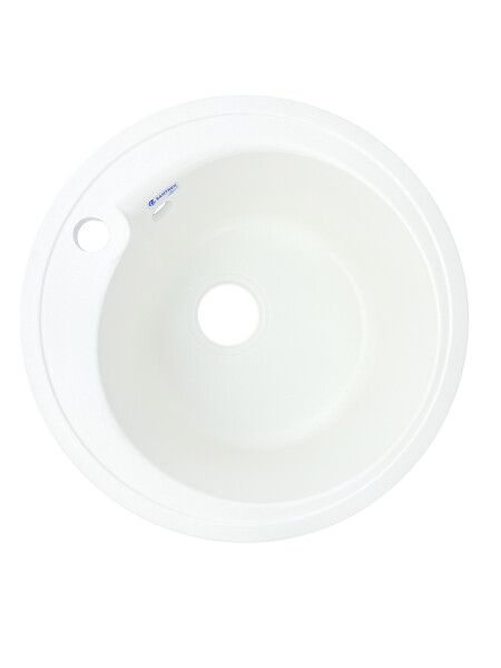 Мойка SANTREK AQUA PRO ROUND SA-R450 D=443 мм, круглая (иней-321) (+сифон)