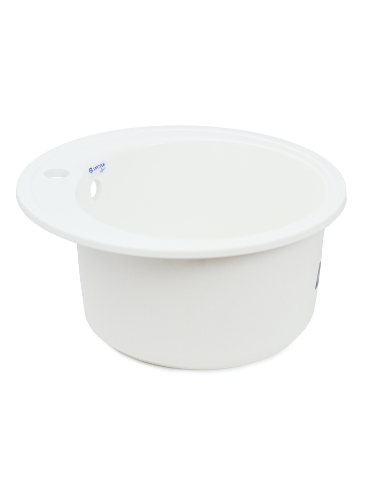 Мойка SANTREK AQUA PRO ROUND SA-R450 D=443 мм, круглая (иней-321) (+сифон)