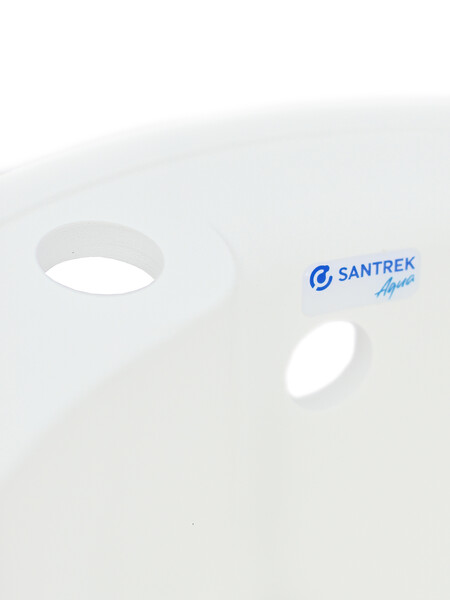 Мойка SANTREK AQUA PRO ROUND SA-R450 D=443 мм, круглая (иней-321) (+сифон)