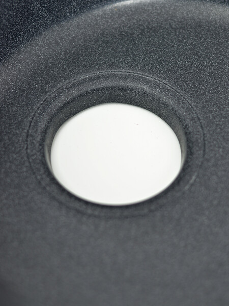 Мойка SANTREK AQUA PRO ROUND SA-R450 D=443 мм, круглая (графит-309) (+сифон)