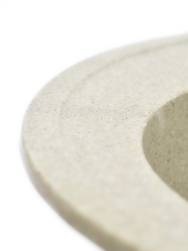 Мойка SANTREK AQUA PRO ROUND SA-R450 D=443 мм, круглая (песок-302) (+сифон)