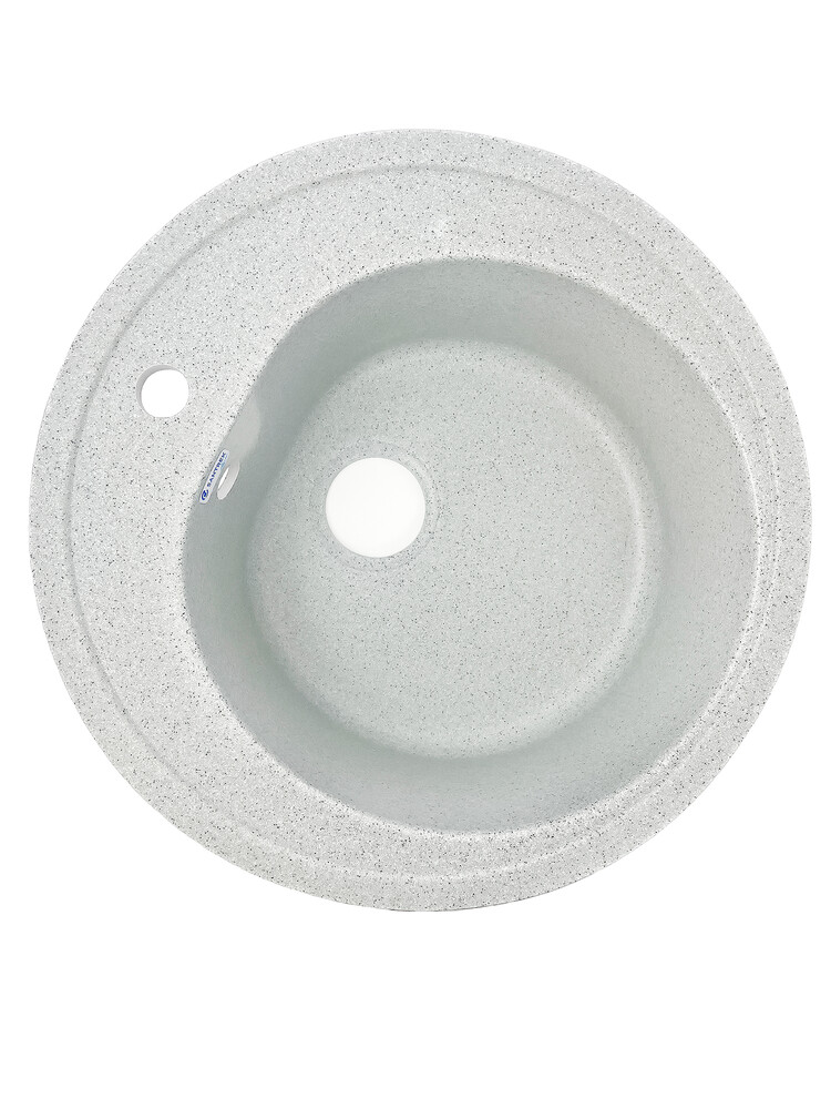 Мойка SANTREK AQUA PRO ROUND SA-R510 D=510 мм, круглая (серый-310) (+сифон)