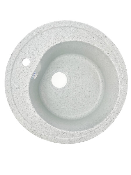 Мойка SANTREK AQUA PRO ROUND SA-R510 D=510 мм, круглая (серый-310) (+сифон)