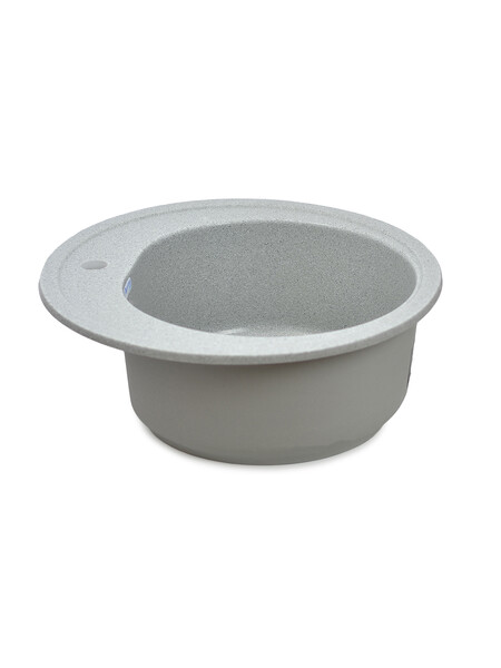 Мойка SANTREK AQUA PRO ROUND SA-R510 D=510 мм, круглая (серый-310) (+сифон)