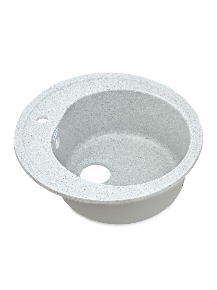 Мойка SANTREK AQUA PRO ROUND SA-R510 D=510 мм, круглая (серый-310) (+сифон)
