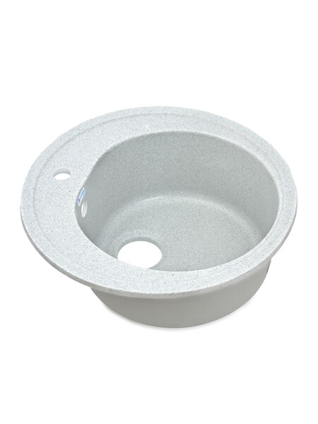 Мойка SANTREK AQUA PRO ROUND SA-R510 D=510 мм, круглая (серый-310) (+сифон)