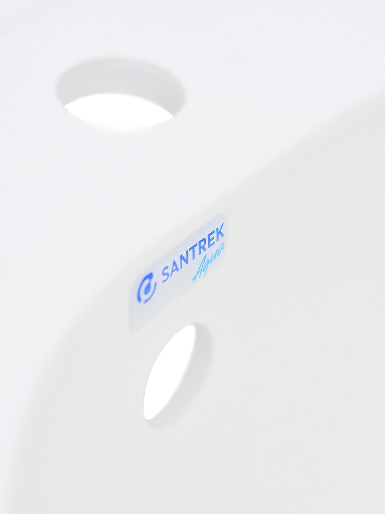 Мойка SANTREK AQUA PRO ROUND SA-R510 D=510 мм, круглая (иней-321) (+сифон)