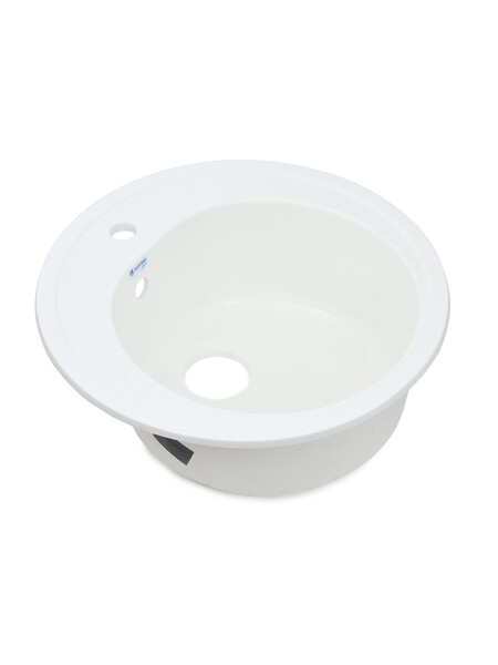 Мойка SANTREK AQUA PRO ROUND SA-R510 D=510 мм, круглая (иней-321) (+сифон)