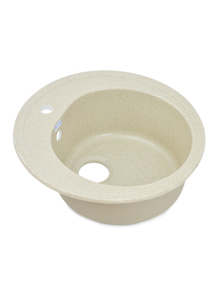 Мойка SANTREK AQUA PRO ROUND SA-R510 D=510 мм, круглая (песок-302) (+сифон)