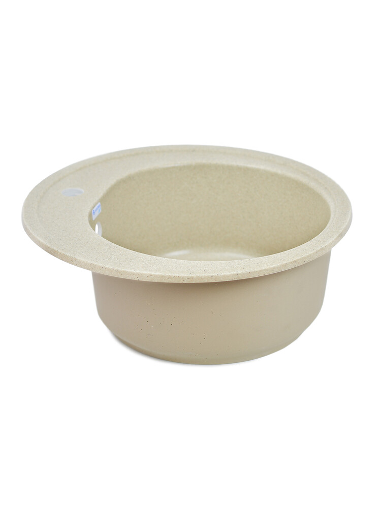 Мойка SANTREK AQUA PRO ROUND SA-R510 D=510 мм, круглая (песок-302) (+сифон)