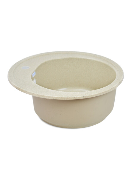 Мойка SANTREK AQUA PRO ROUND SA-R510 D=510 мм, круглая (песок-302) (+сифон)