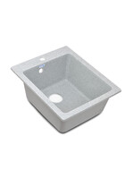 Мойка SANTREK AQUA PRO BOXY SA-B505 1 чаша 427*505 мм (серый-310) (+сифон)