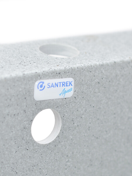 Мойка SANTREK AQUA PRO BOXY SA-B505 1 чаша 427*505 мм (серый-310) (+сифон)