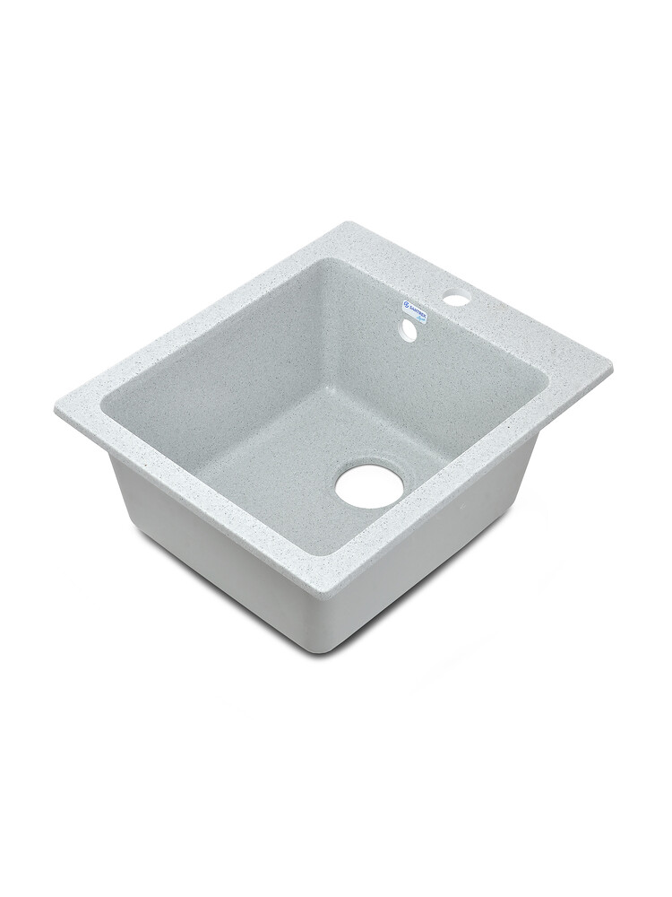 Мойка SANTREK AQUA PRO BOXY SA-B505 1 чаша 427*505 мм (серый-310) (+сифон)