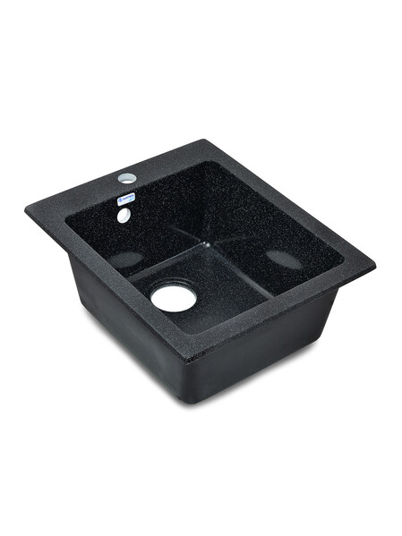 Мойка SANTREK AQUA PRO BOXY SA-B505 1 чаша 427*505 мм (черный-308) (+сифон)