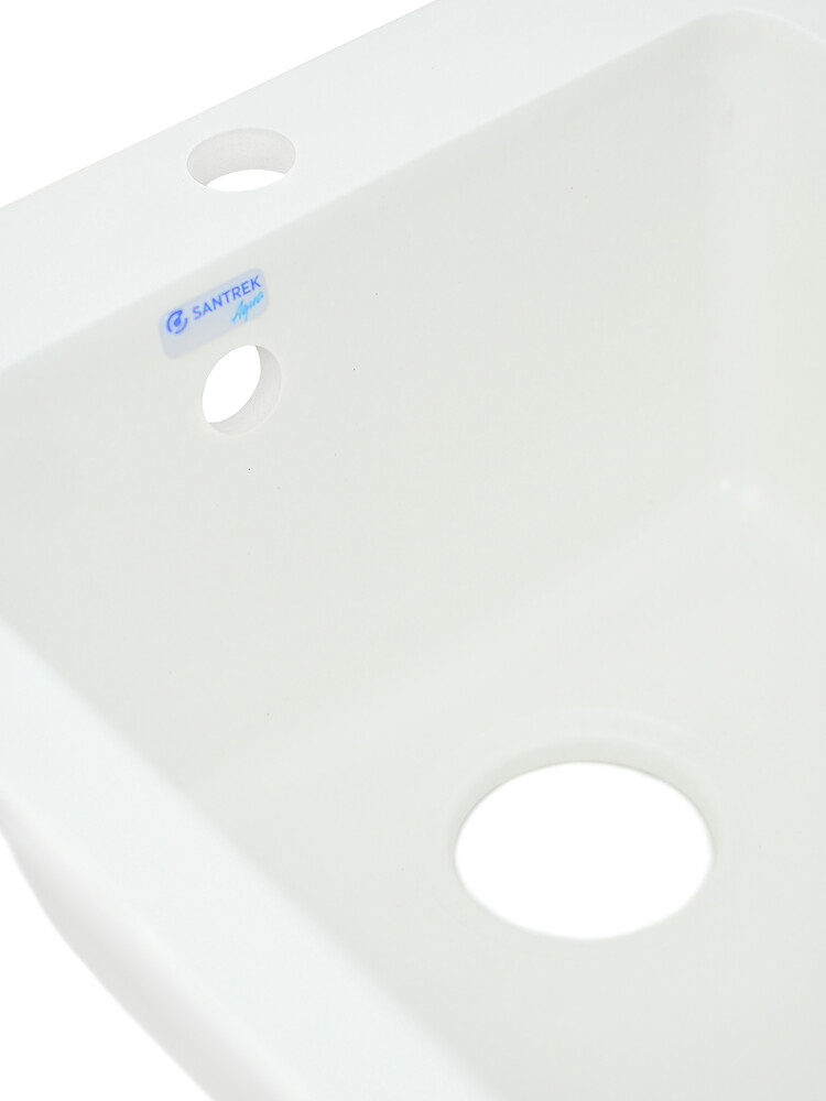 Мойка SANTREK AQUA PRO BOXY SA-B505 1 чаша 427*505 мм (иней-321) (+сифон)