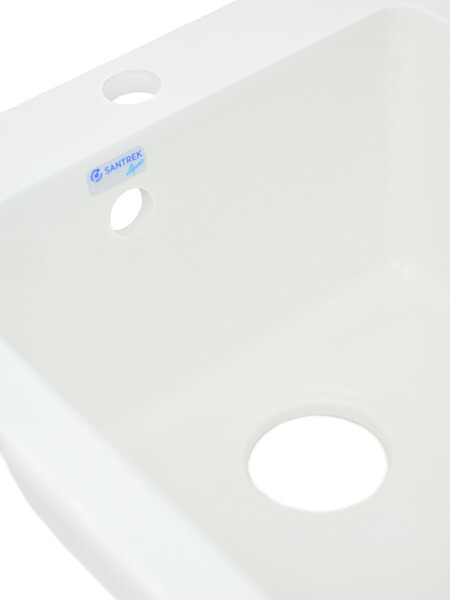 Мойка SANTREK AQUA PRO BOXY SA-B505 1 чаша 427*505 мм (иней-321) (+сифон)