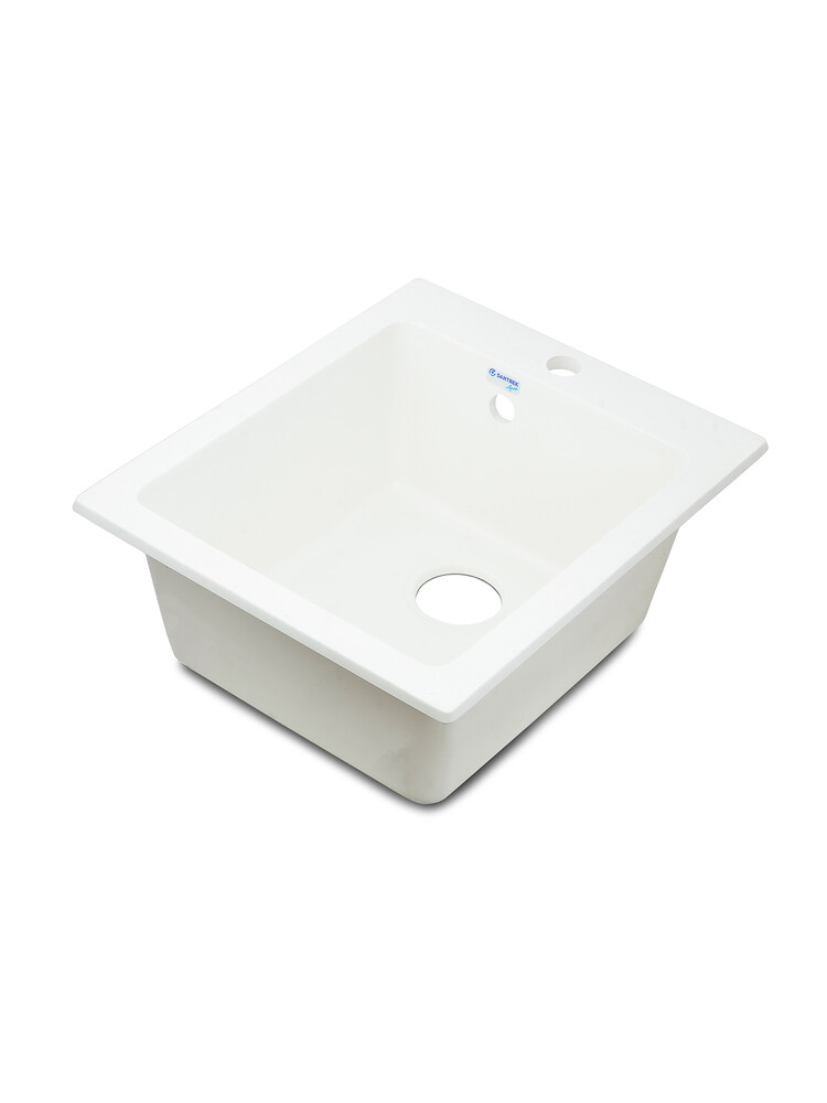 Мойка SANTREK AQUA PRO BOXY SA-B505 1 чаша 427*505 мм (иней-321) (+сифон)