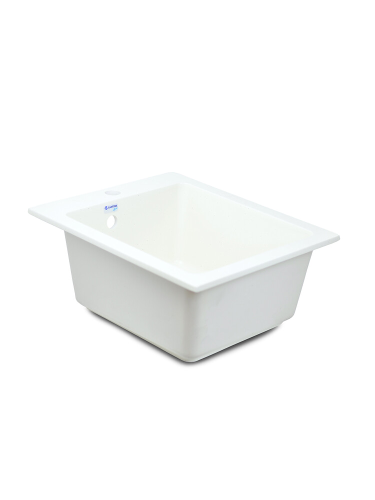 Мойка SANTREK AQUA PRO BOXY SA-B505 1 чаша 427*505 мм (иней-321) (+сифон)