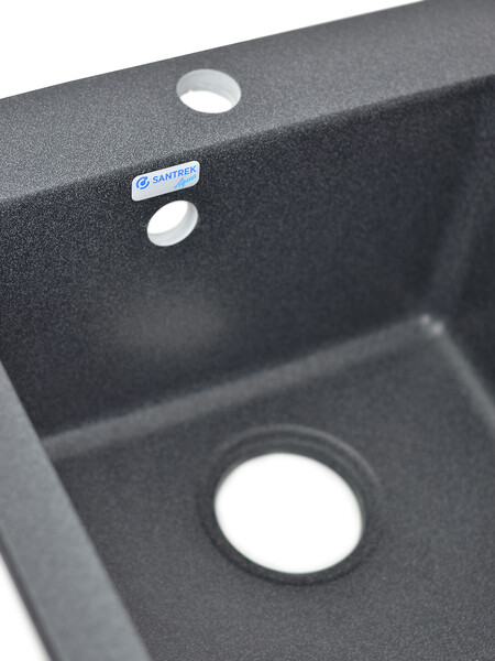 Мойка SANTREK AQUA PRO BOXY SA-B505 1 чаша 427*505 мм (графит-309) (+сифон)