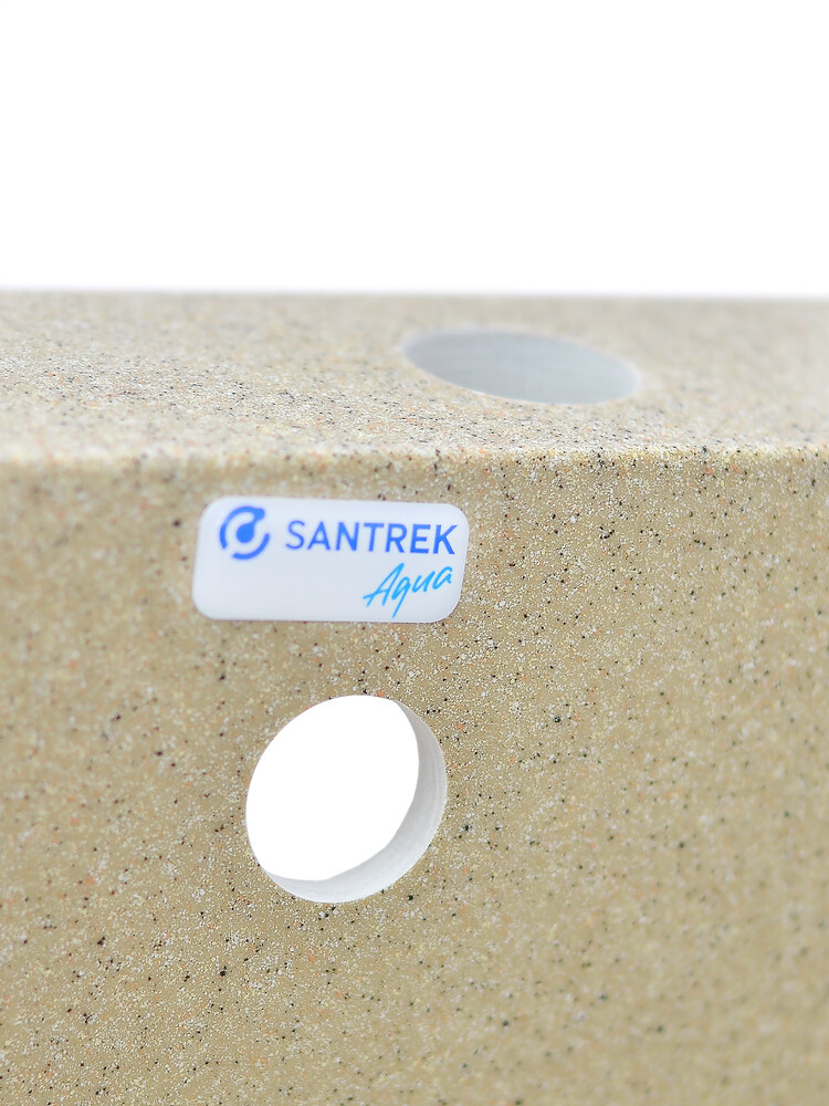 Мойка SANTREK AQUA PRO BOXY SA-B505 1 чаша 427*505 мм (песок-302) (+сифон)