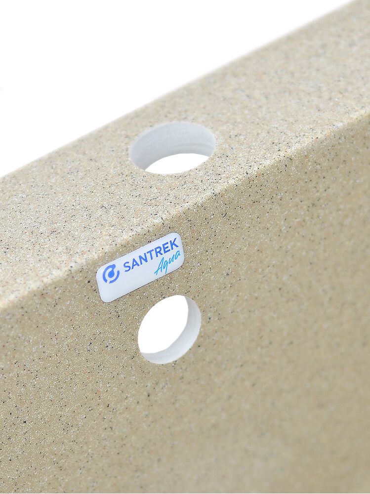 Мойка SANTREK AQUA PRO BOXY SA-B505 1 чаша 427*505 мм (песок-302) (+сифон)