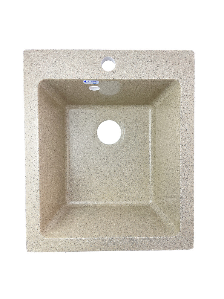 Мойка SANTREK AQUA PRO BOXY SA-B505 1 чаша 427*505 мм (песок-302) (+сифон)