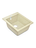 Мойка SANTREK AQUA PRO BOXY SA-B505 1 чаша 427*505 мм (песок-302) (+сифон)