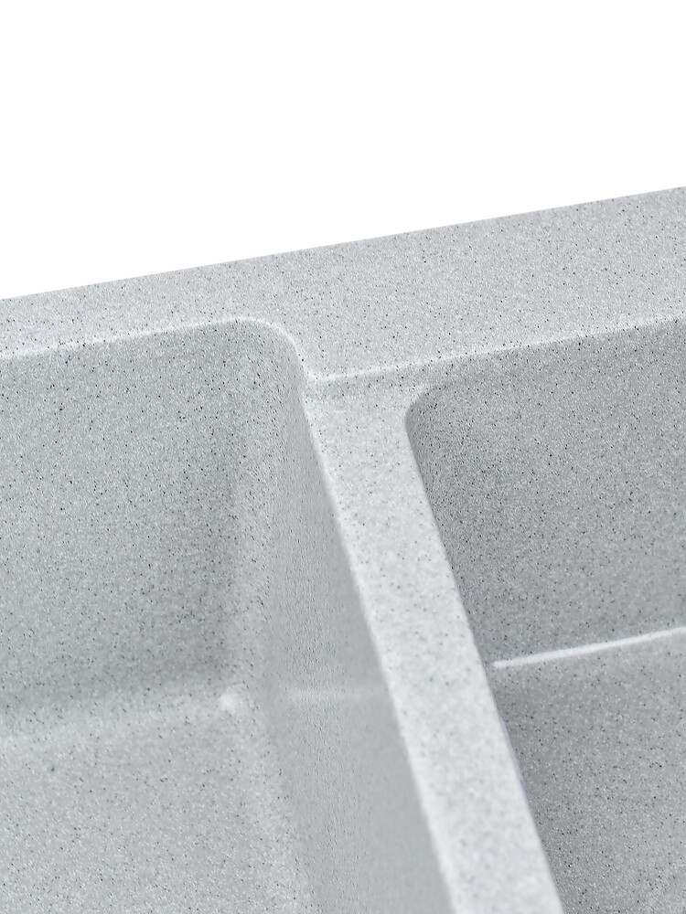 Мойка SANTREK AQUA PRO BOXY SA-B780K 2 чаши 780*510 мм (серый-310) (без сифона)